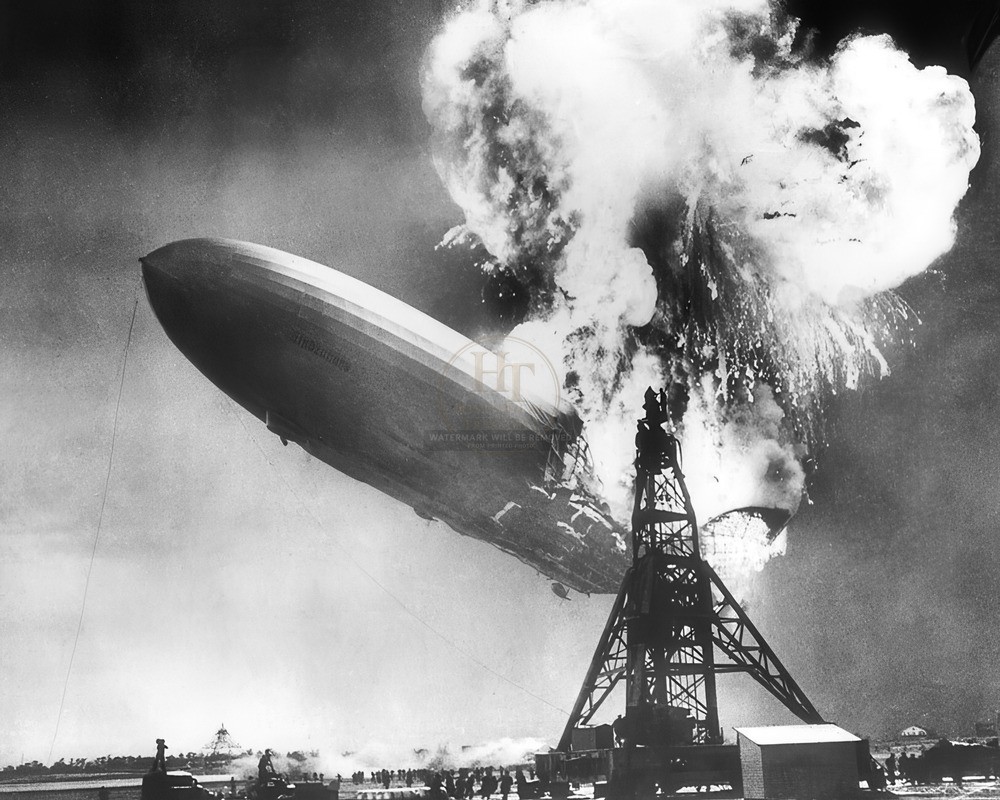 Hindenburg Airship Disaster 8x10 Glossy Photo Print HT847953