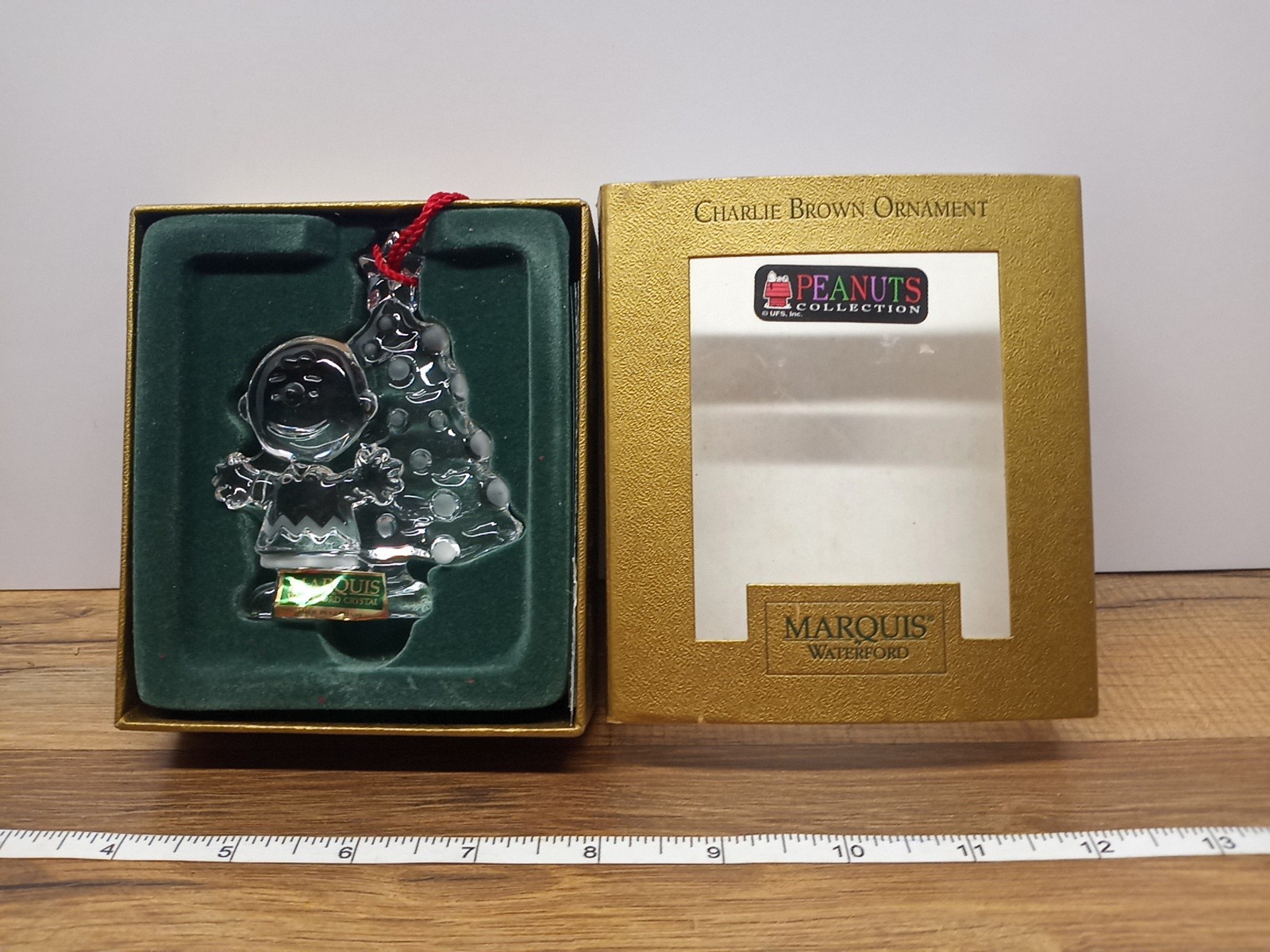 Marquis By Waterford Charlie Brown Ornament Peanuts Collection 2001