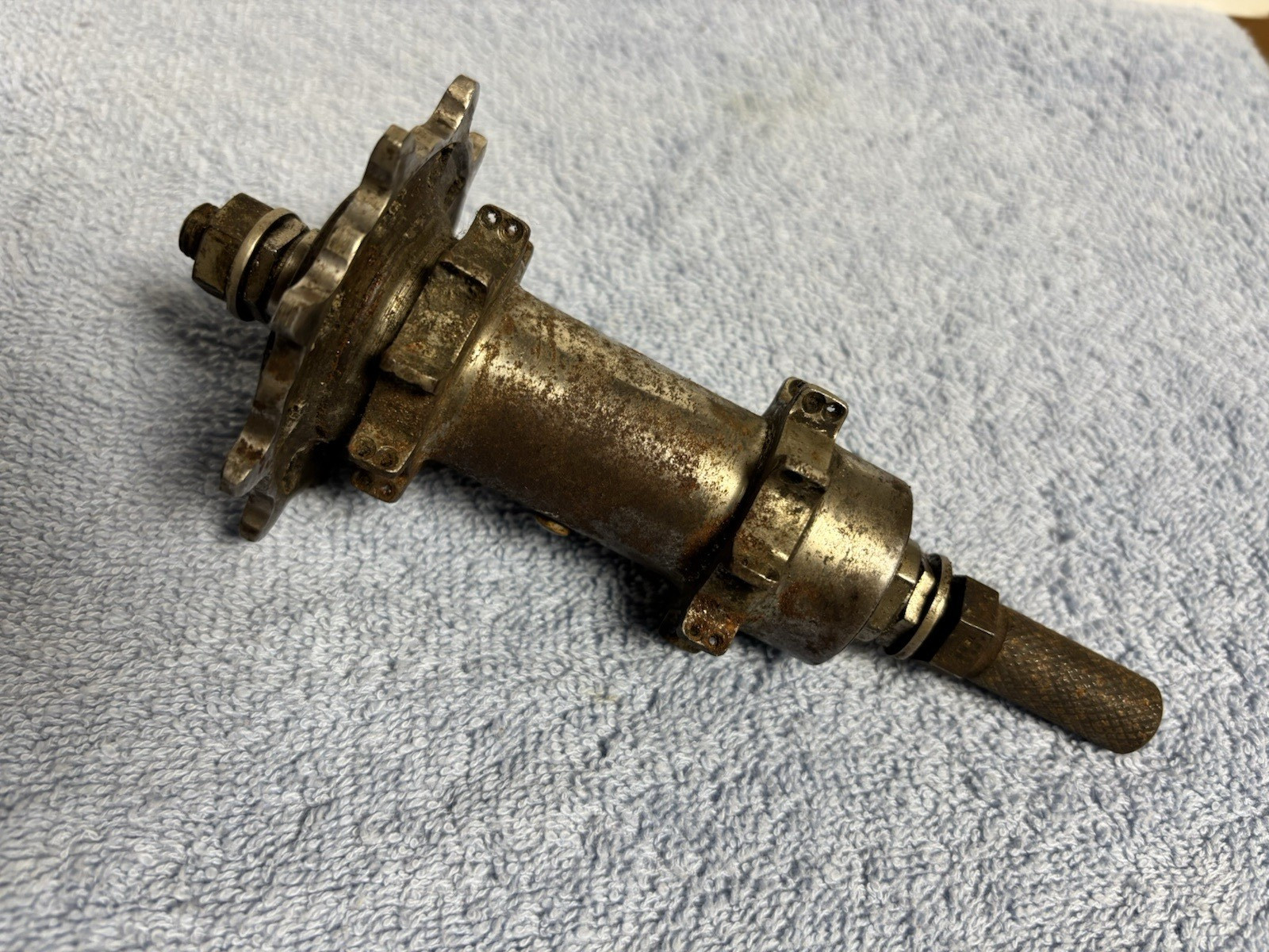Antique 1890'S /1900's Circa Straight Pull Fix Gear 36 Hole 1 Pitch Rear Hub