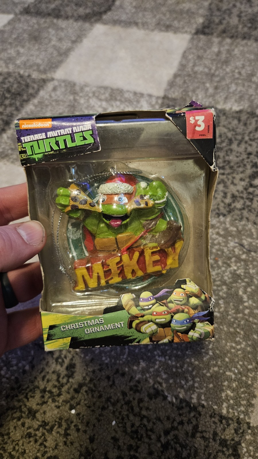 Teenage Mutant Ninja Turtle MIKEY Action Figure Christmas Tree Ornament