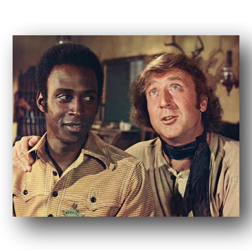 Gene Wilder, Cleavon Little Photo 8x10 Blazing Saddles 1974 Film Comedy