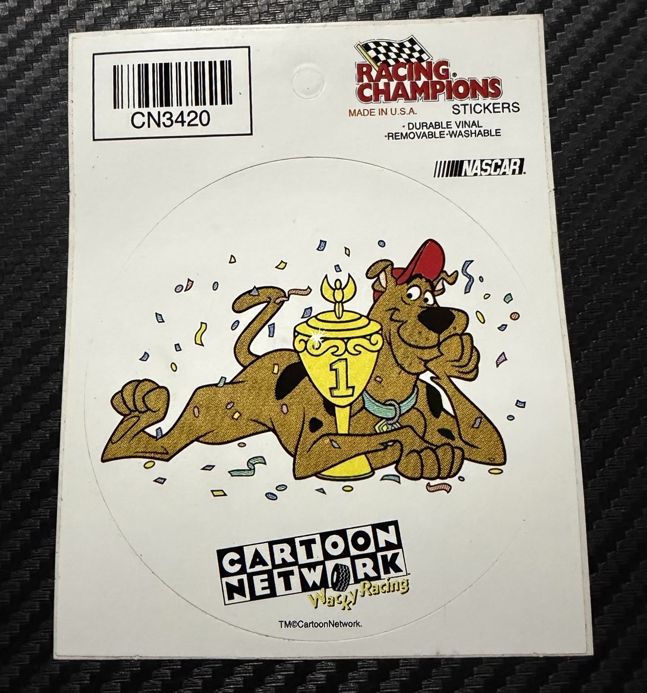 Vintage NASCAR Racing Champions Cartoon Network Wacky Racing Scooby Doo Vinyl