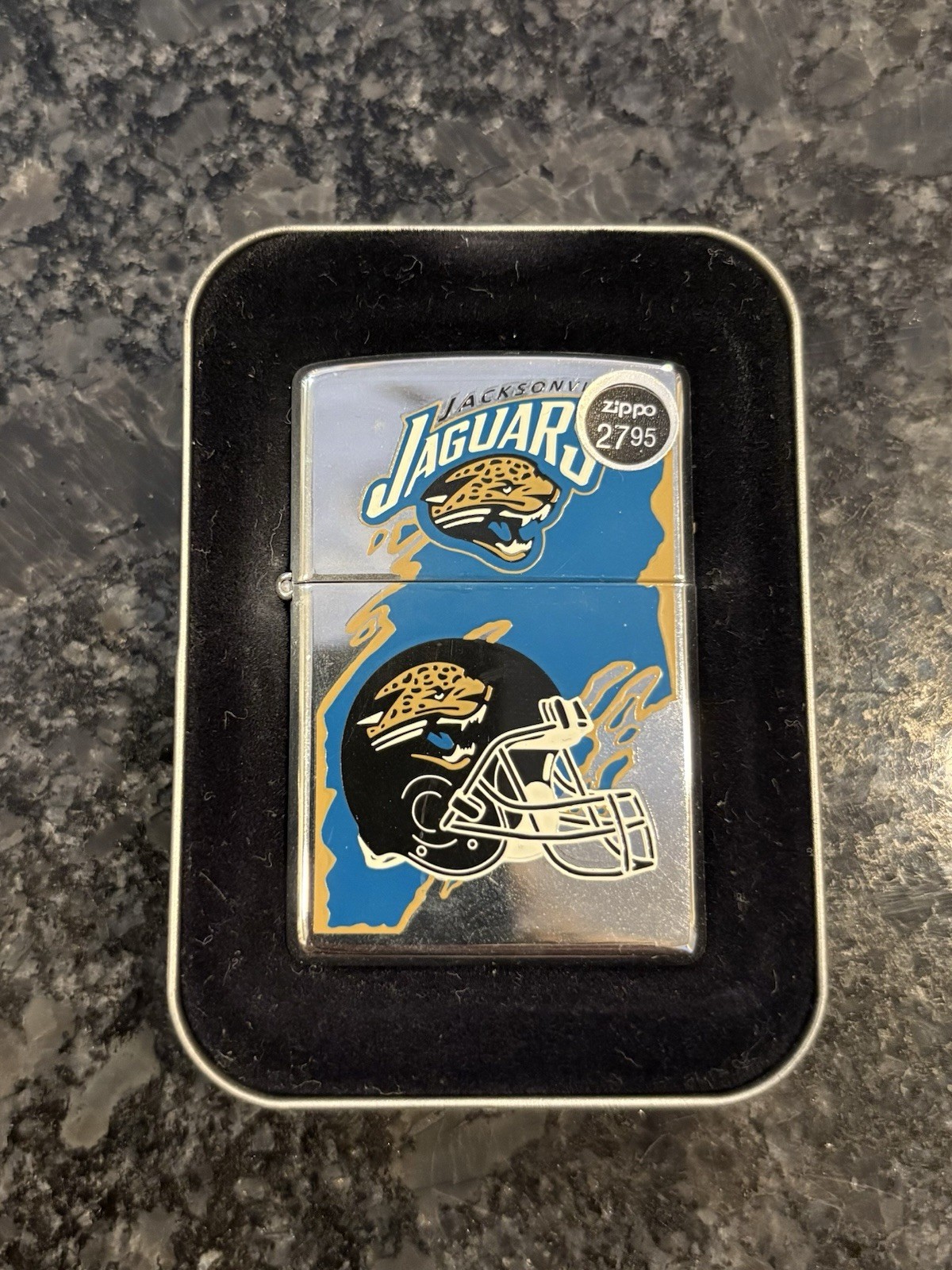 Brand New Vintage Jacksonville Jaguars Zippo Lighter NFL Throwback 90s Splash Brand New Vintage Jacksonville Jaguars Zippo Lighter NFL Throwback 90s Splash