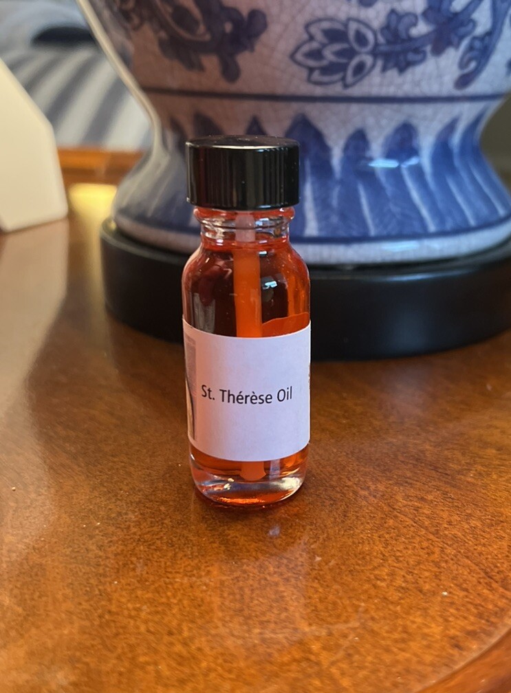 St. Therese Of Lisieux Rose Oil Third Class Relic