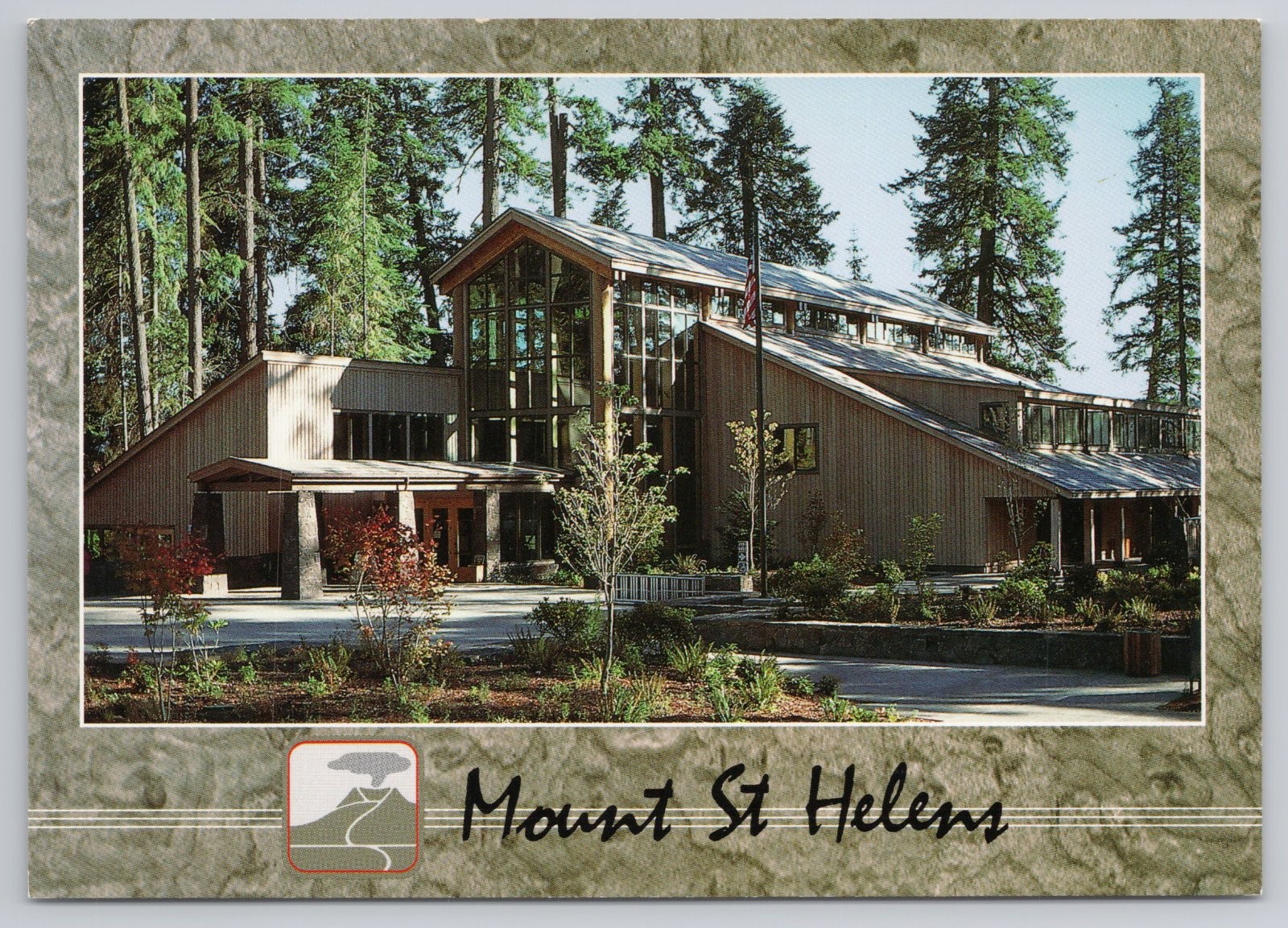 Postcard Continental Mount St Helens Visitor Center Castle Rock WA