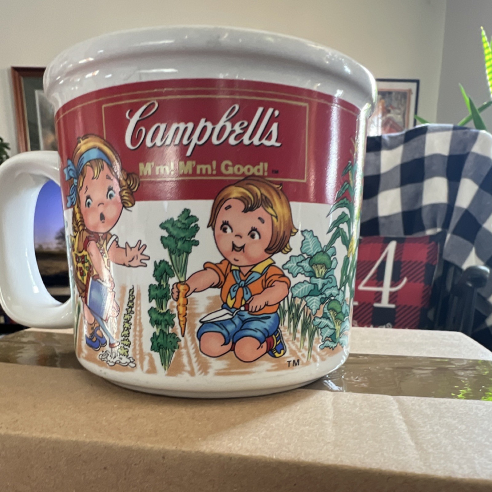 Campbell\'s 1999 Collectible Advertising Mug White Red Multicolor
