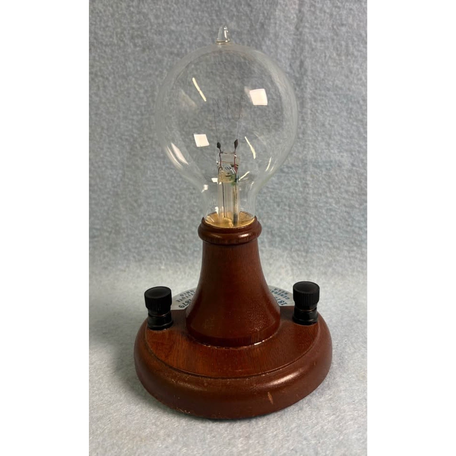 REPLICA 1879 Edison Lamp General Electric Lighting Institute Cleveland untested