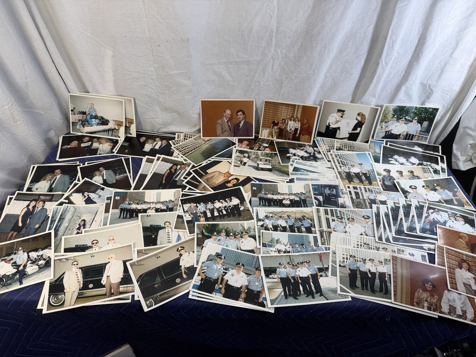 Vintage Chicago Police Photo Lot CPD Officers Squad Cars 1990s Original