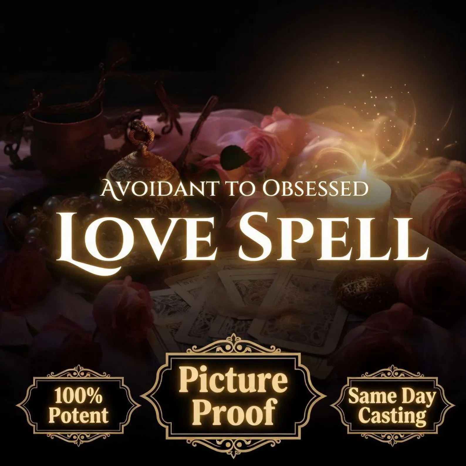 Avoidant to Obsessed Love Spell – Attraction, Passion, Commitment Ritual