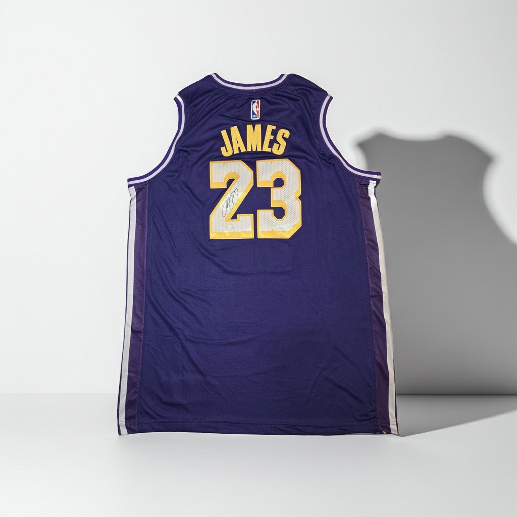 LeBron James Signed Jersey #23 Los Angeles Lakers W/COA