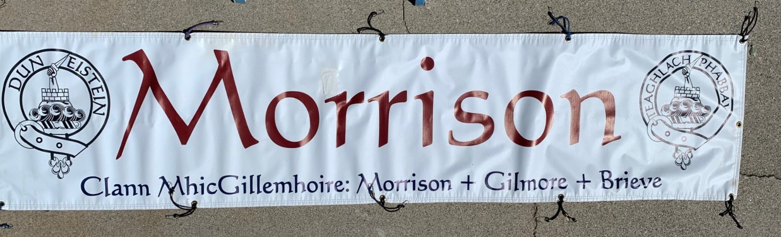 Clan Morrison Advertising Vinyl Banner 21\ Clan Morrison Advertising Vinyl Banner 21\