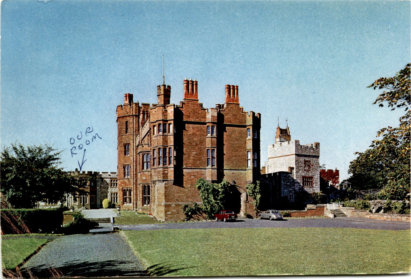Ruthin Castle, Denbeighshire, Wales, Mr. B.F. Melcher,  Postcard