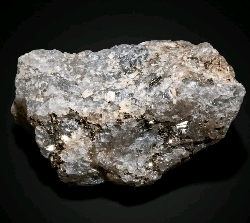 Collector Raw Quartz Stone, Sparkling Micah Flakes, found in Georgia, USA