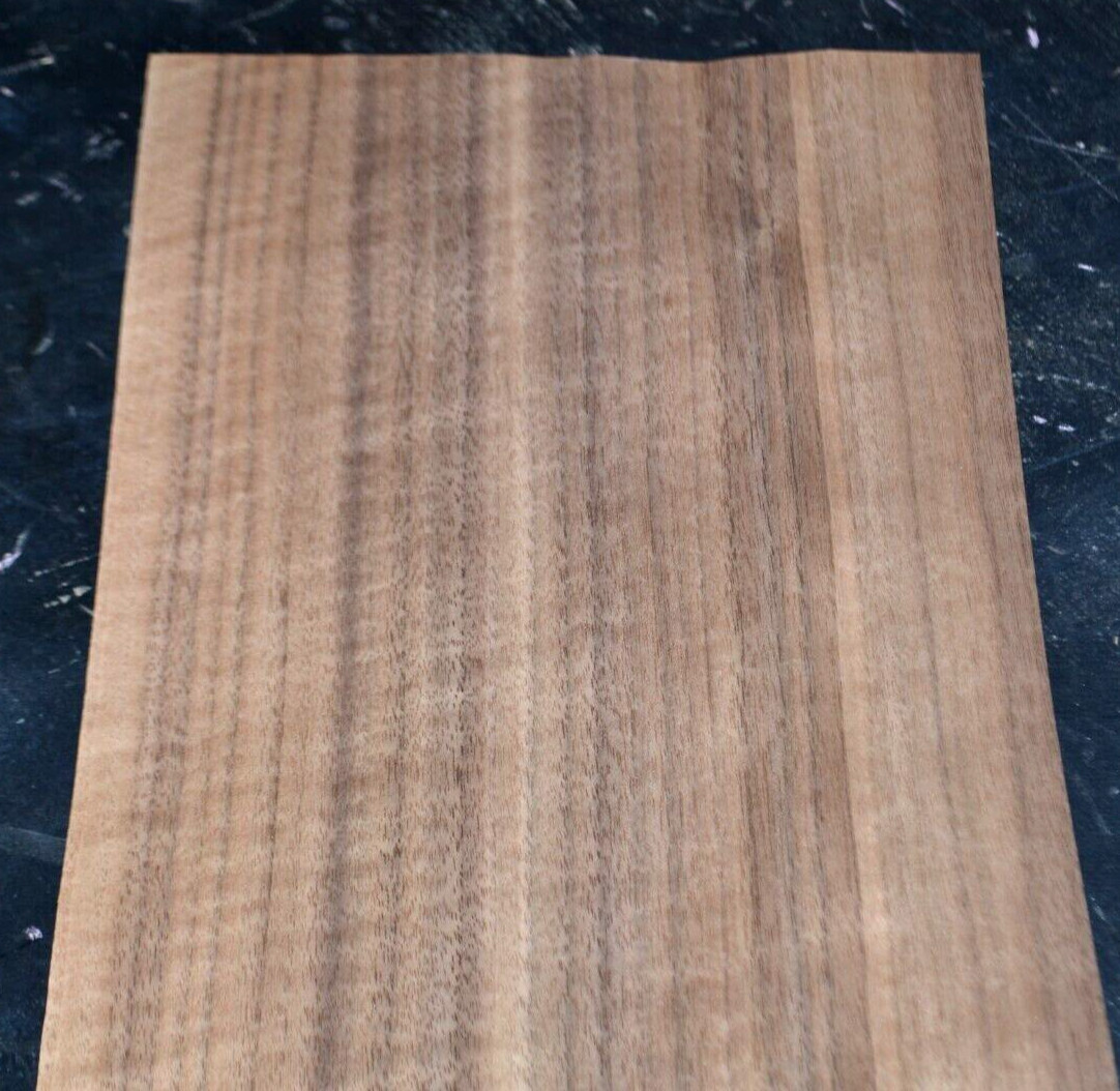 Walnut Raw Wood Veneer Sheet 8 x 37 inches 1/42nd thick              N35135-25