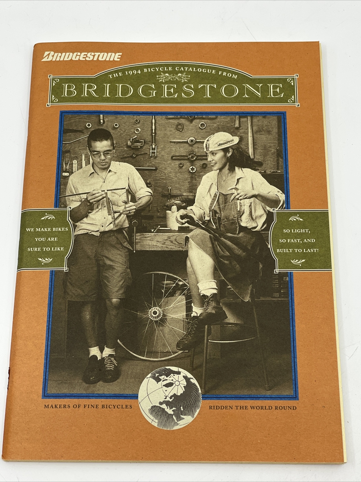 Vintage 1994 BRIDGESTONE Bicycles Catalog MB-1 RB-1 Crossword Puzzle? AMAZING