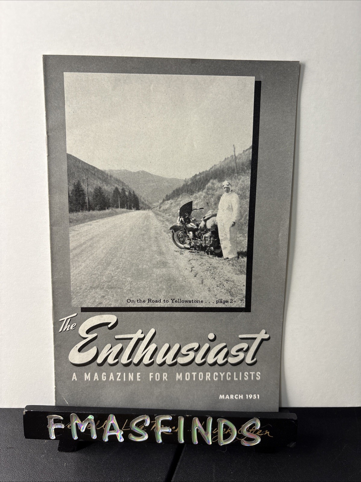 1951 March HARLEY DAVIDSON Motorcycle Magazine THE ENTHUSIAST Vintage