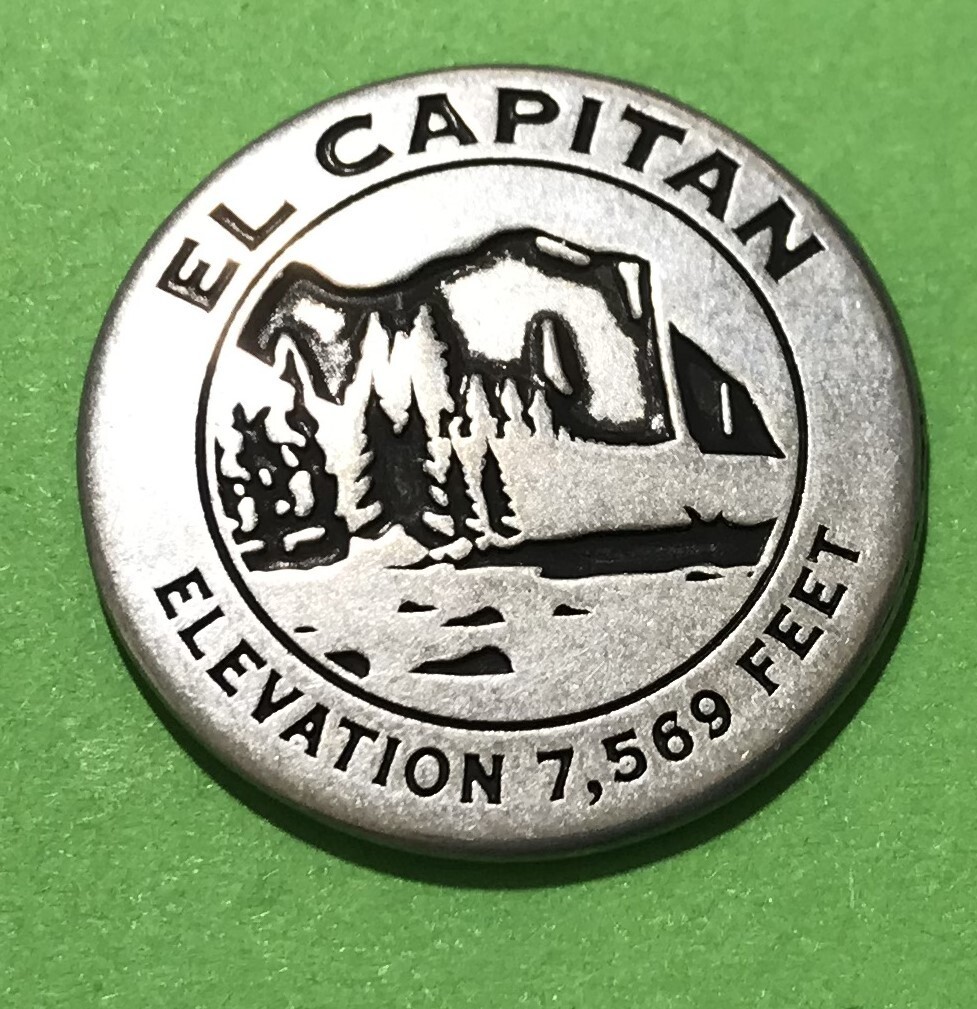 Vintage Yosemite El Capitan Round Token
