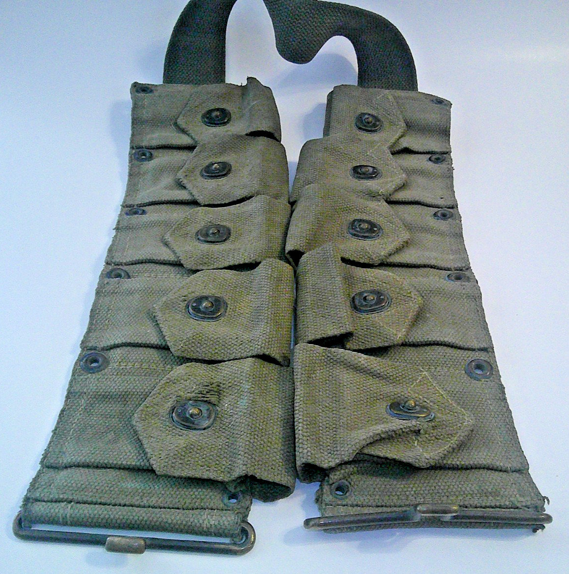 M1923 transitional M1 Garand Cartridge Belt US GI WWII, Korea
