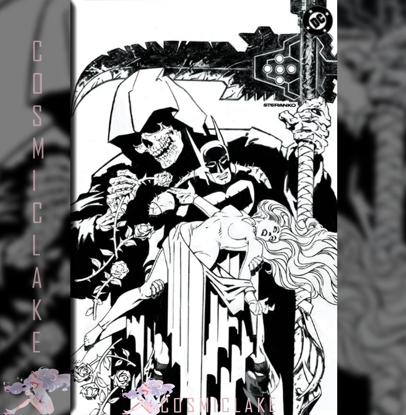 Absolute Batman #25 Steranko Black White Virgin Variant Ltd 1K Presale 10/28☆