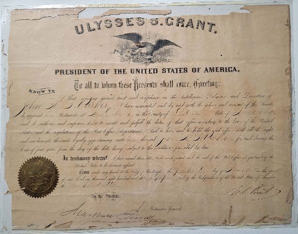 Ulysses S. Grant Appoints Marshall Jewell Postmaster Of New Orleans