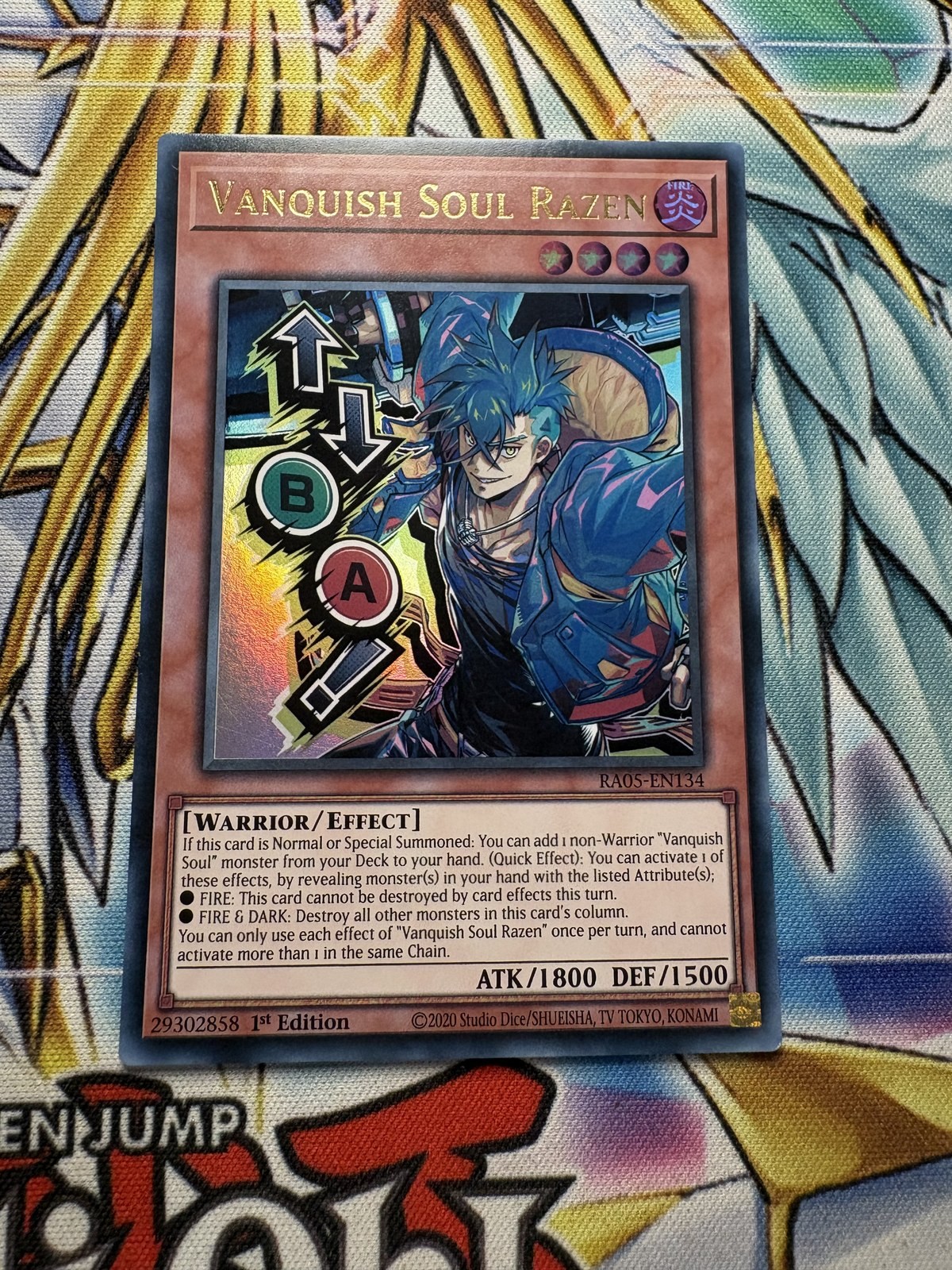 Yugioh Vanquish Soul Razen Ultra Rare - RA05-EN134 1st Edition - English