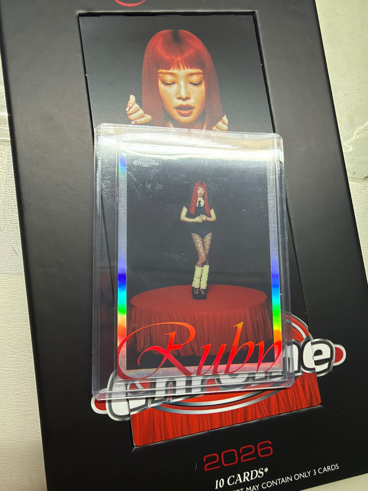 Jennie Topps Chrome Ruby Card