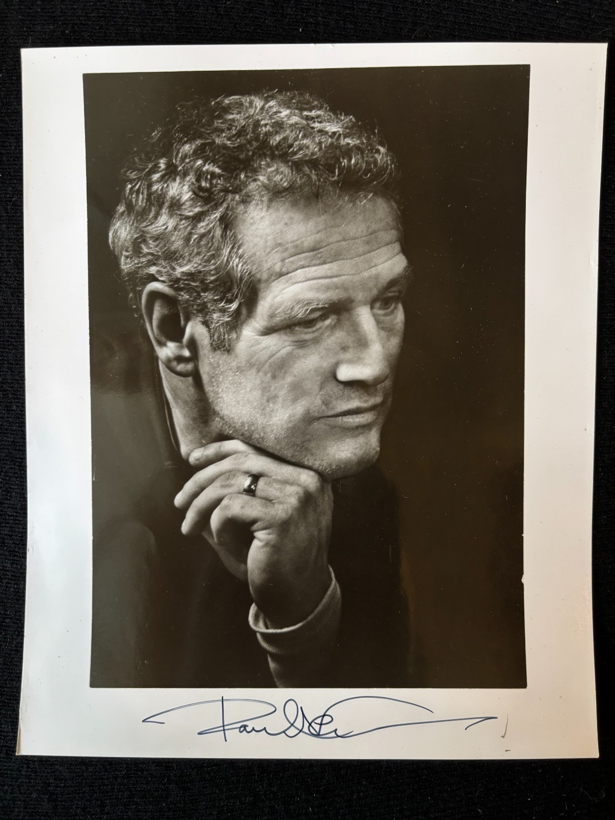 Vintage 1970's Stunning PAUL NEWMAN Uncommon Signed 8x10 Photo