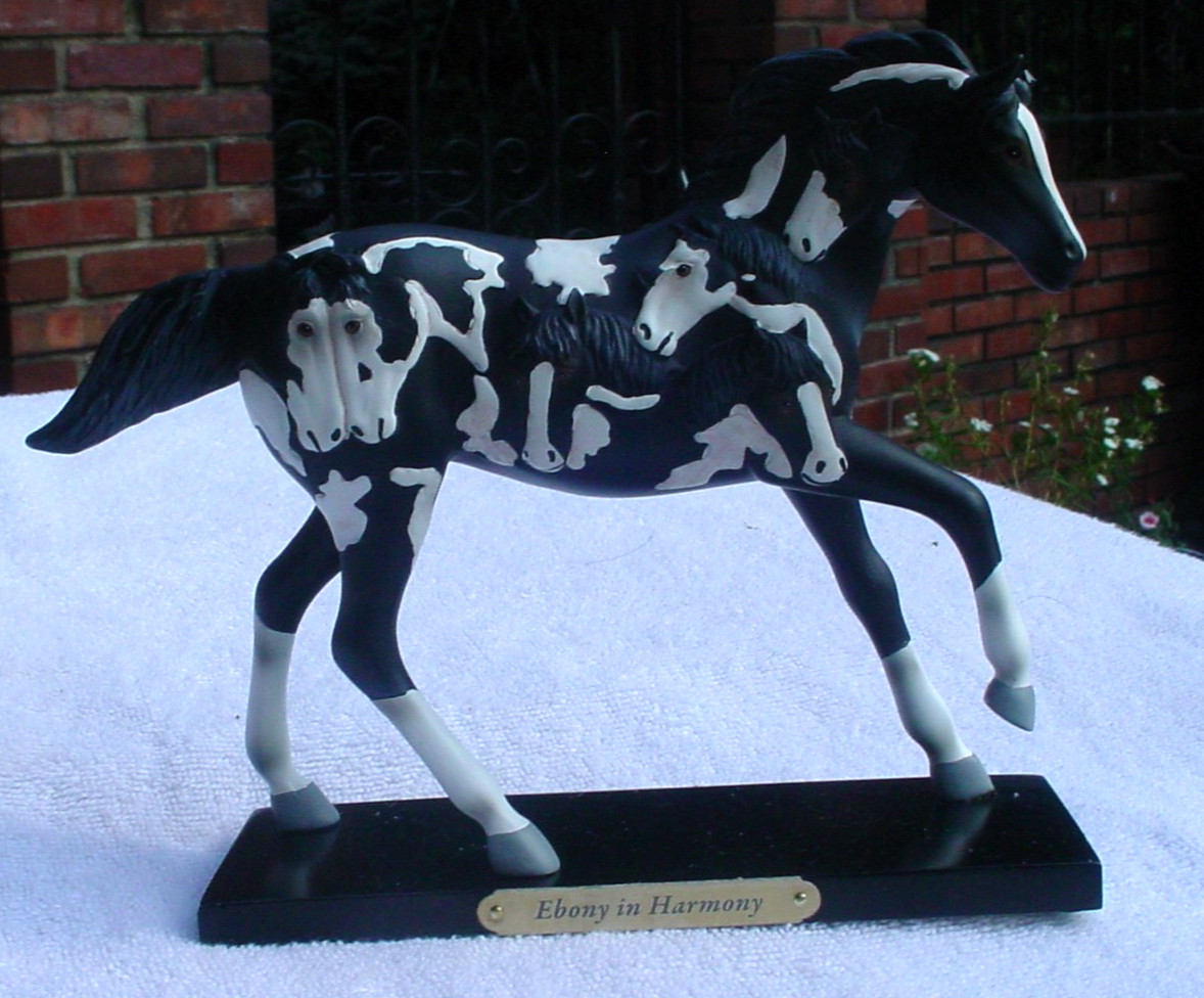 The Trail of Painted Ponies Ebony in Harmony Collectable Horse Sculpture