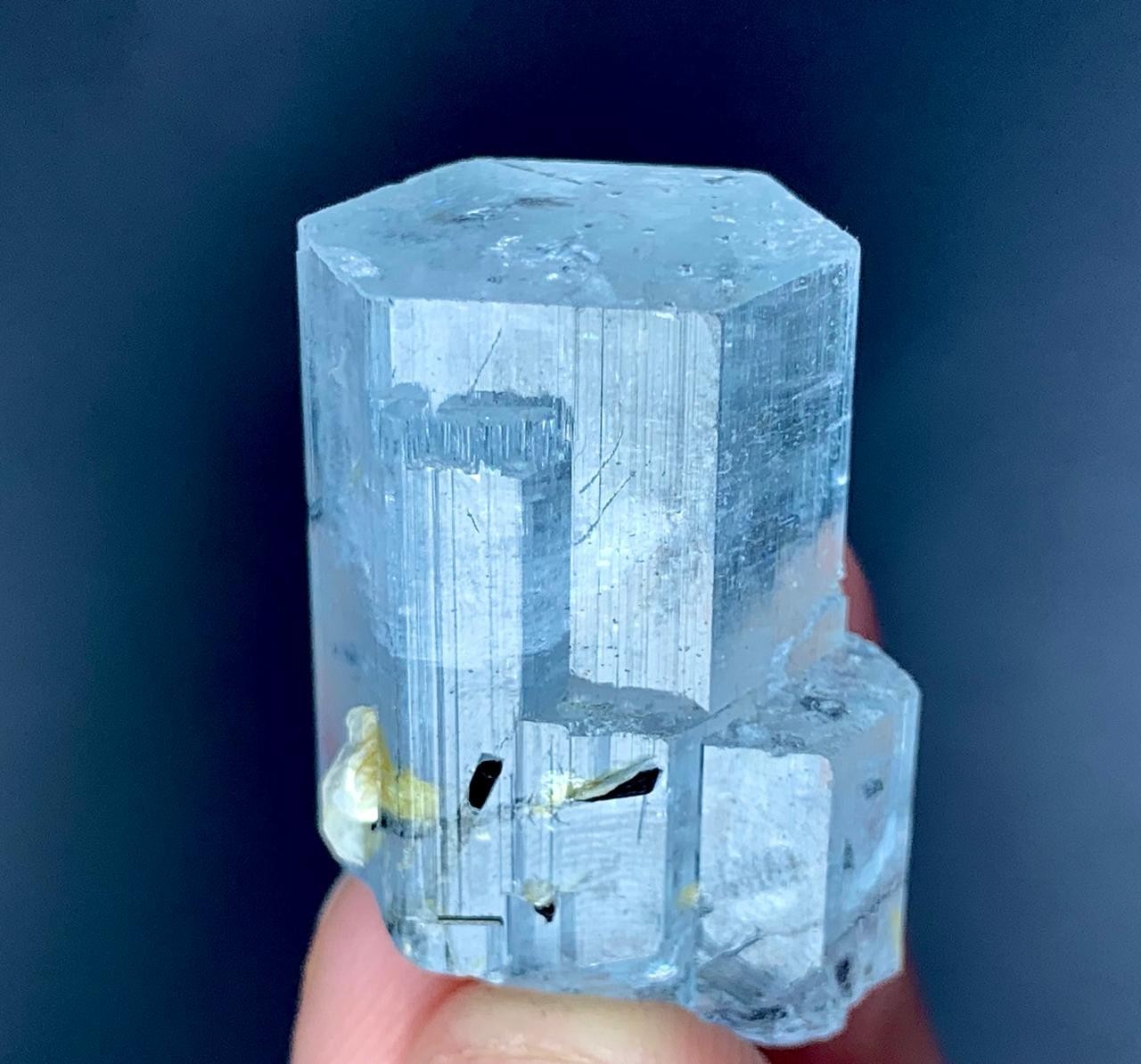 96 Carat  Aquamarine Crystal  Specimen From Pakistan 