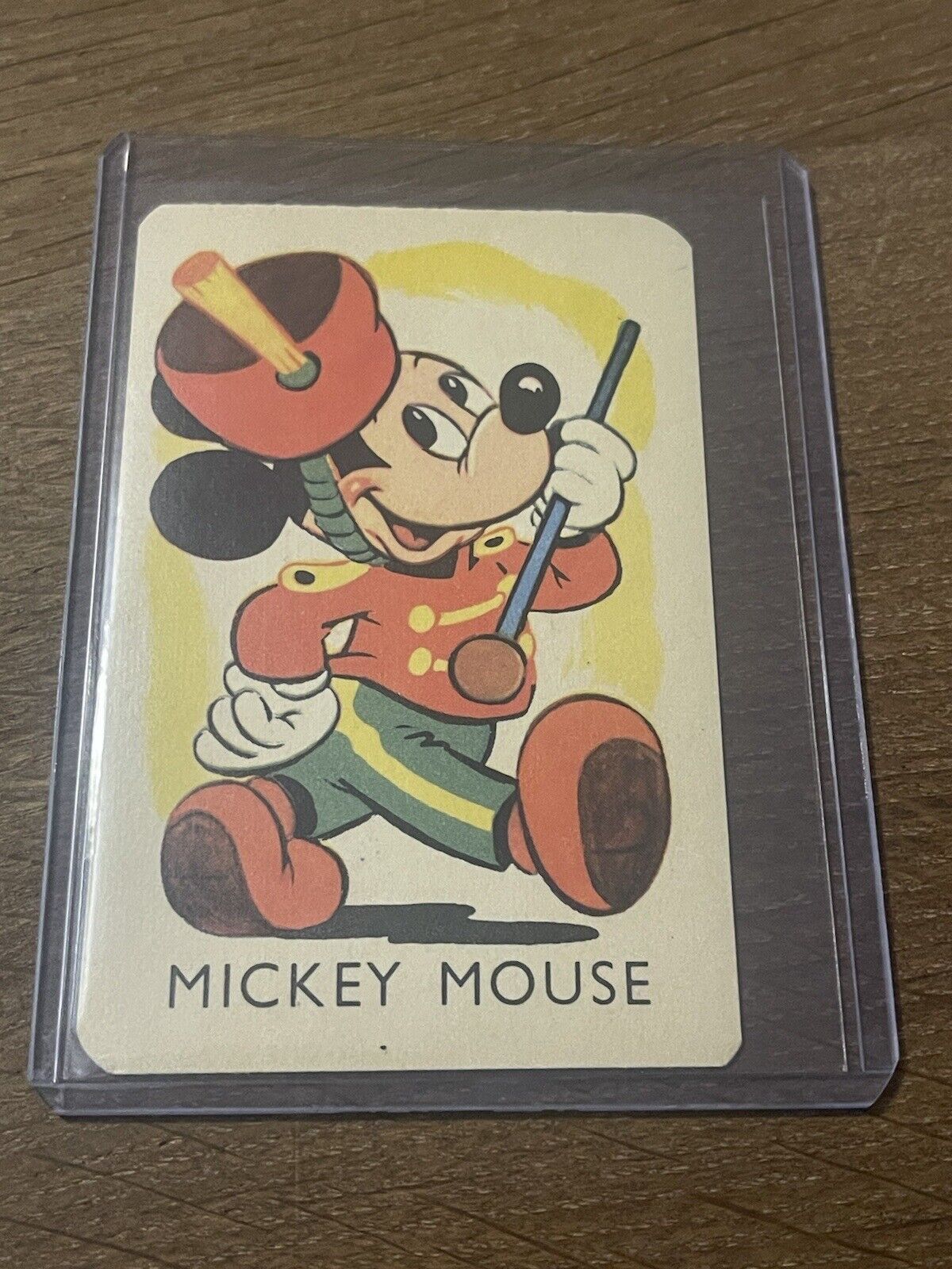 Authentic Vintage Walt Disney Disneyland Snap Mickey Mouse Card RARE DISNEYANA