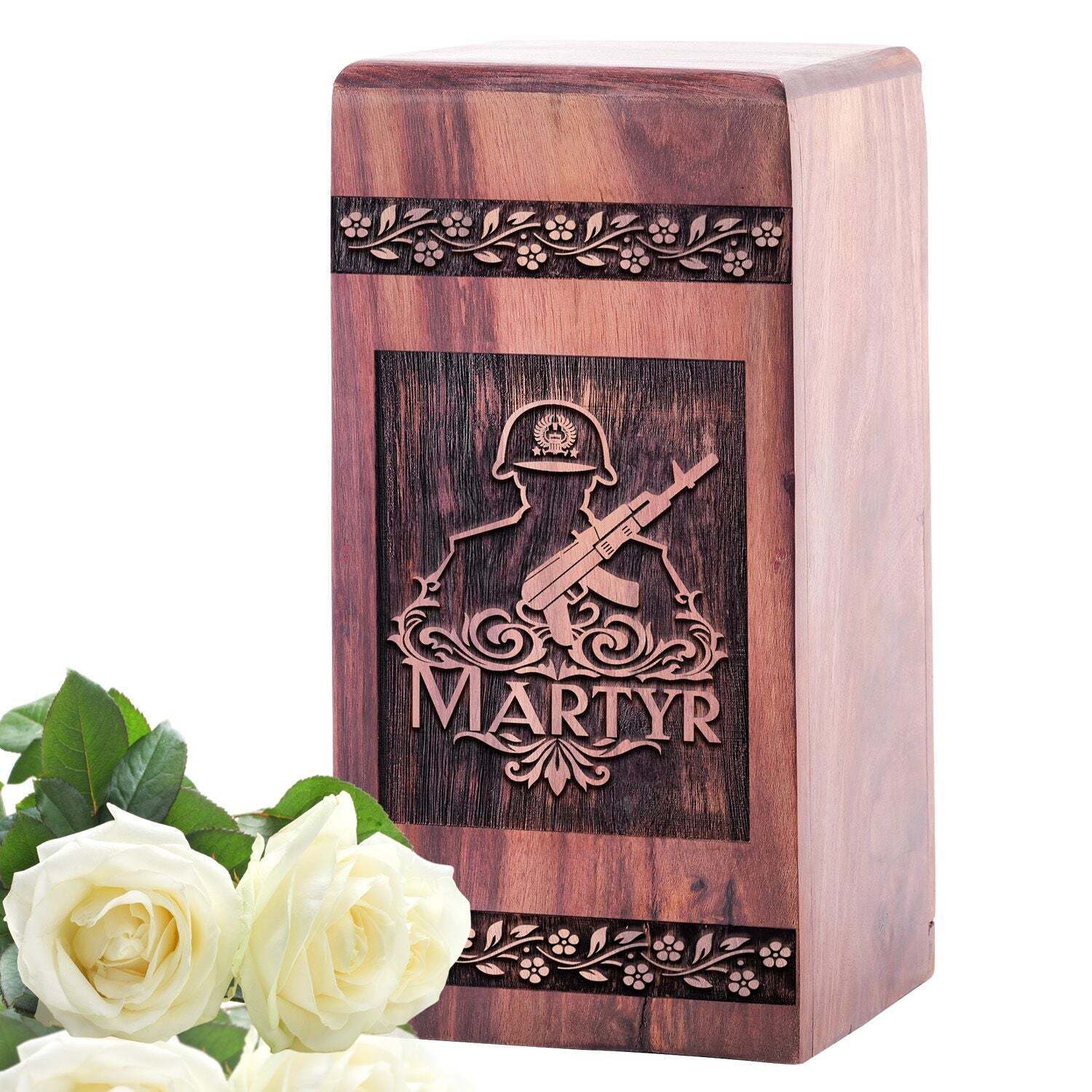 Peaceful Rest - Wooden Cremation Urns for Adult Ashes