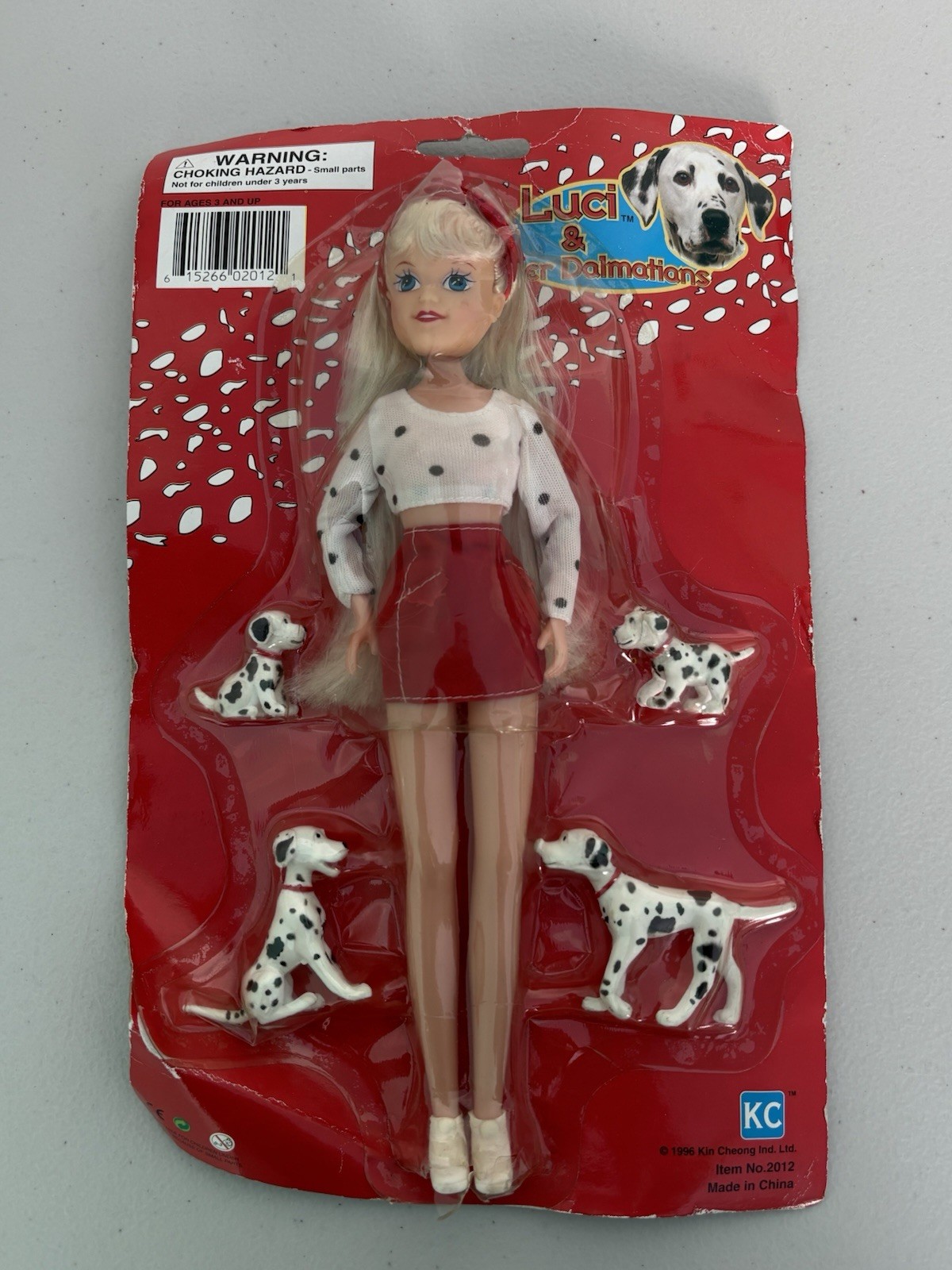 Vintage 101 Dalmatians Toy 101 Dalmatian Knockoff Doll Lucy & Her Dalmatians