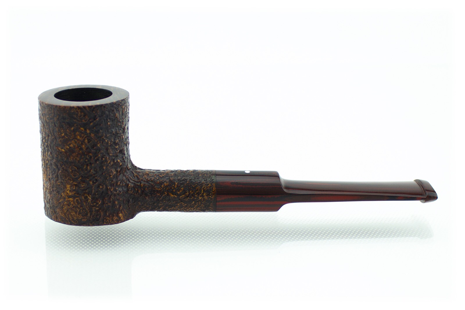 Pipe Dunhill Cumberland Poker Straight GR.3 3222 Sandblasted Dark Brown England