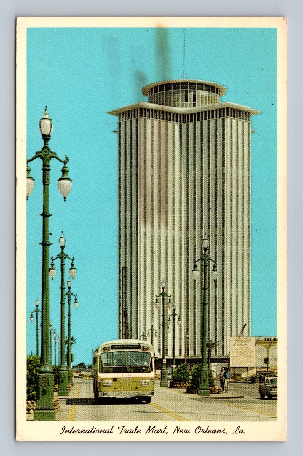 Vintage New Orleans International Trade Mart Postcard 1967
