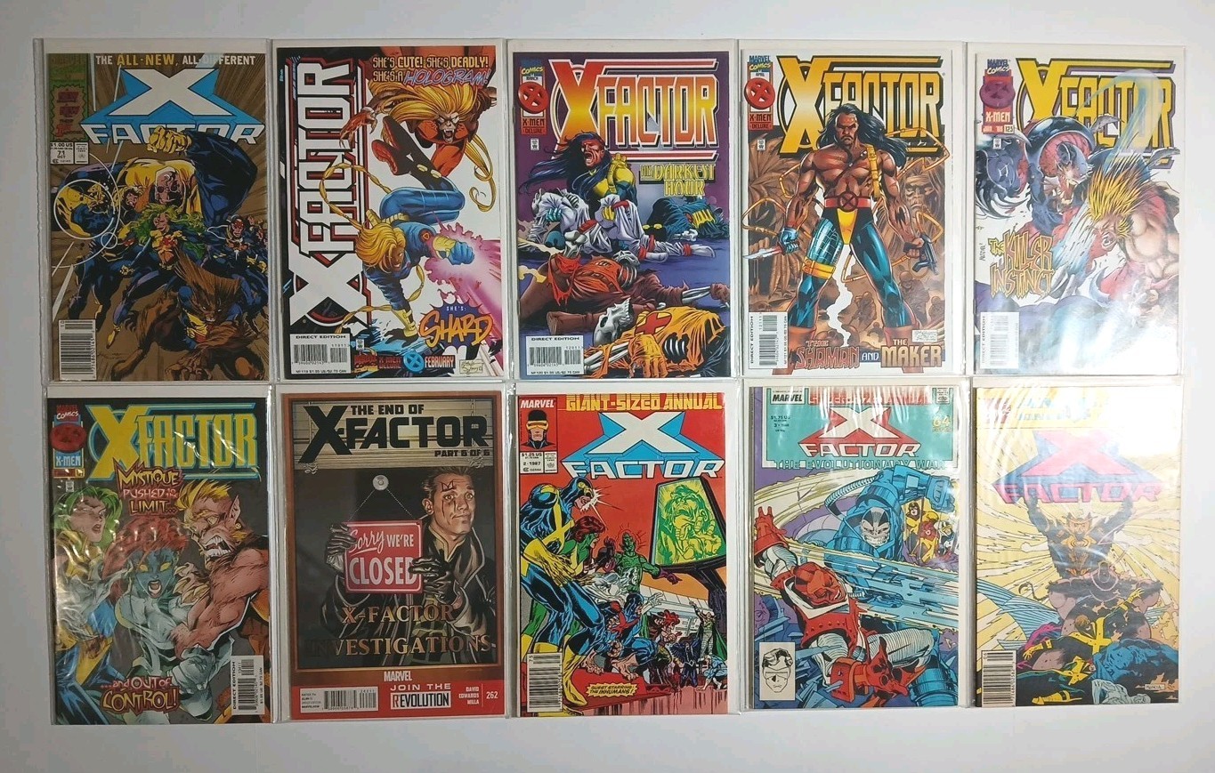 X-Factor Marvel Comic Book Lot