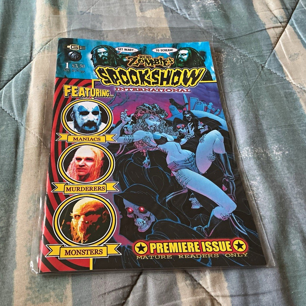 2003 Rob Zombie\'s Spookshow International #1. This book is more human than human
