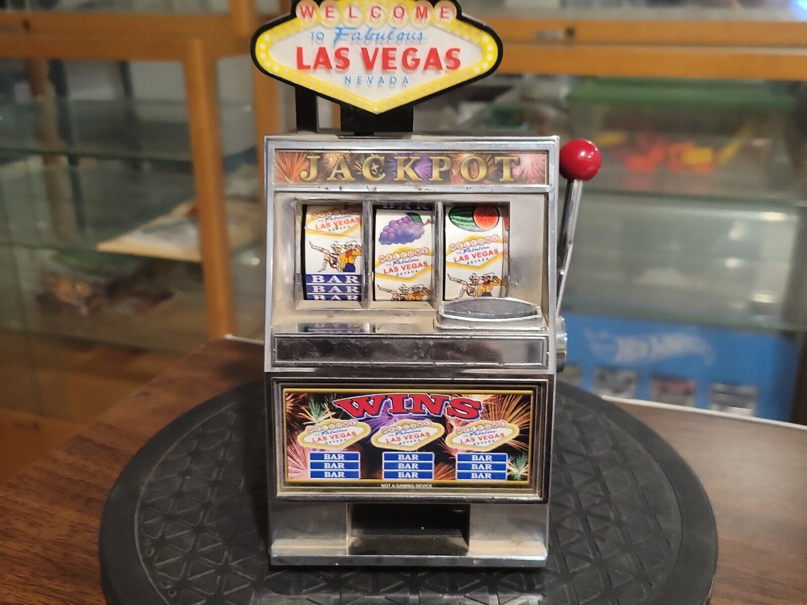 RecZone Slot Machine Bank Welcome To Fabulous Las Vegas Untested Parts Or Repair