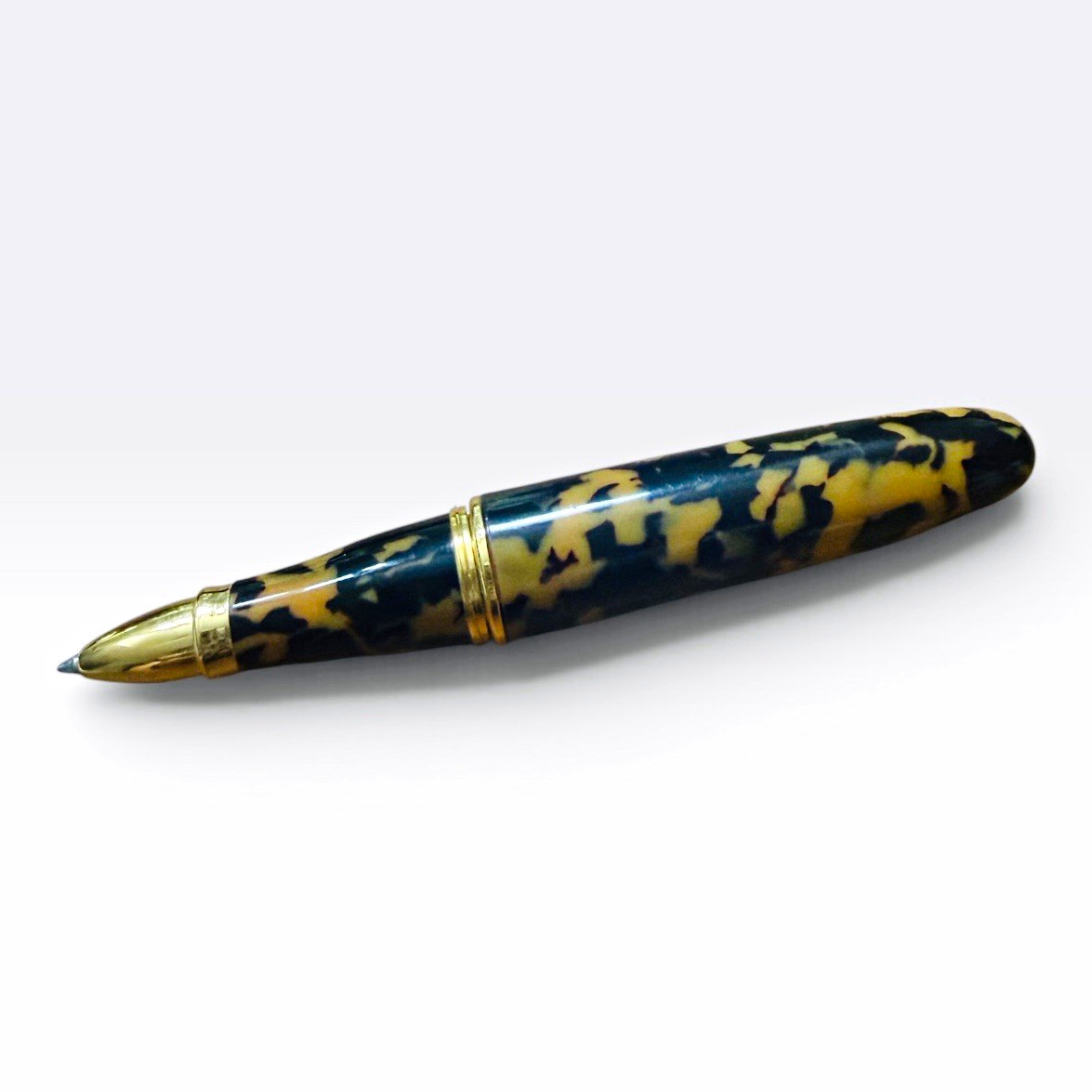 Beautiful Jean Pierre Lepine Winston Tortoiseshell Resin Fountain Pen Perfect