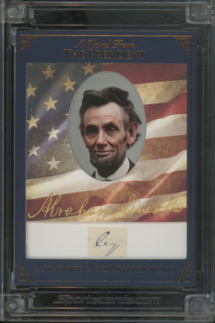 2025 A Word From Potus Abraham Lincoln #AWF-AL16 A Word From AWF