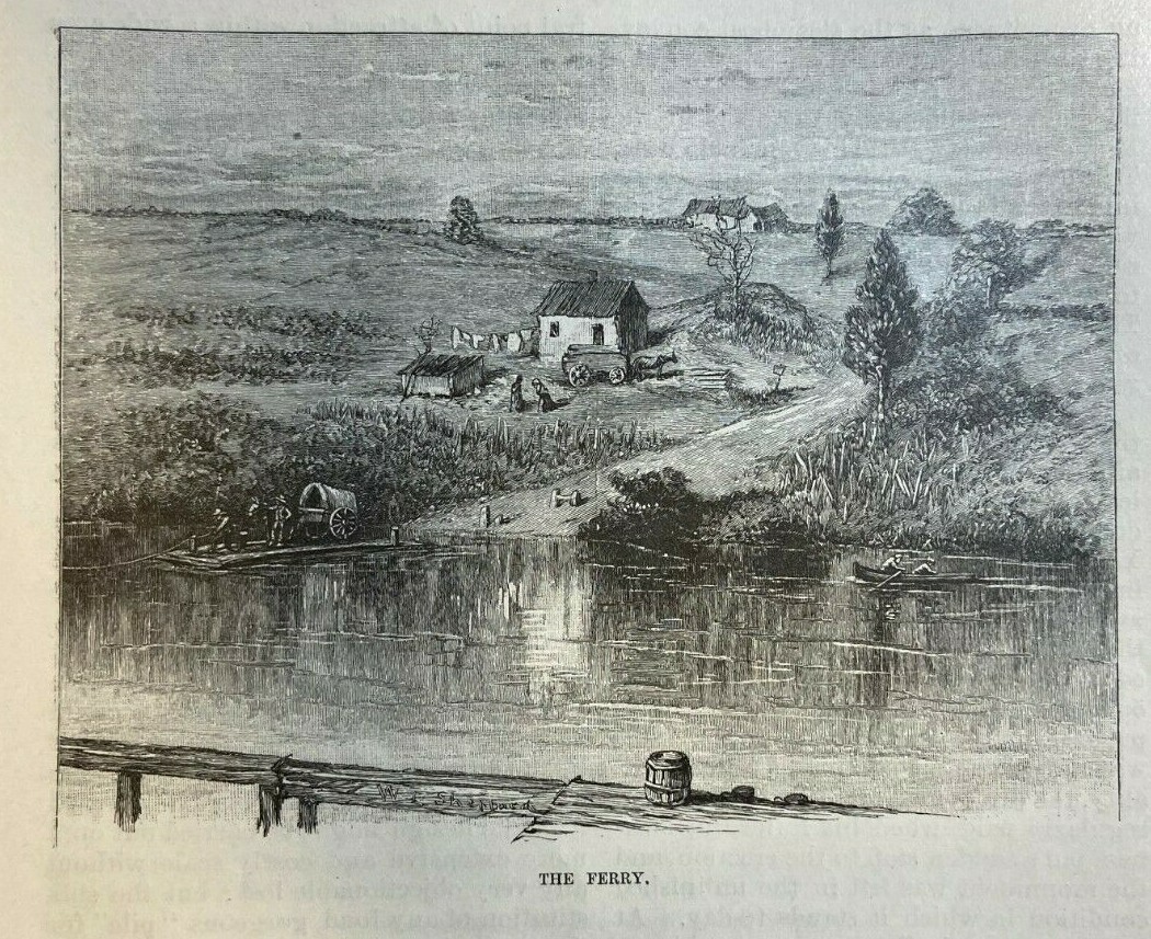 1885 Colonial Fredericksburg Virginia illustrated