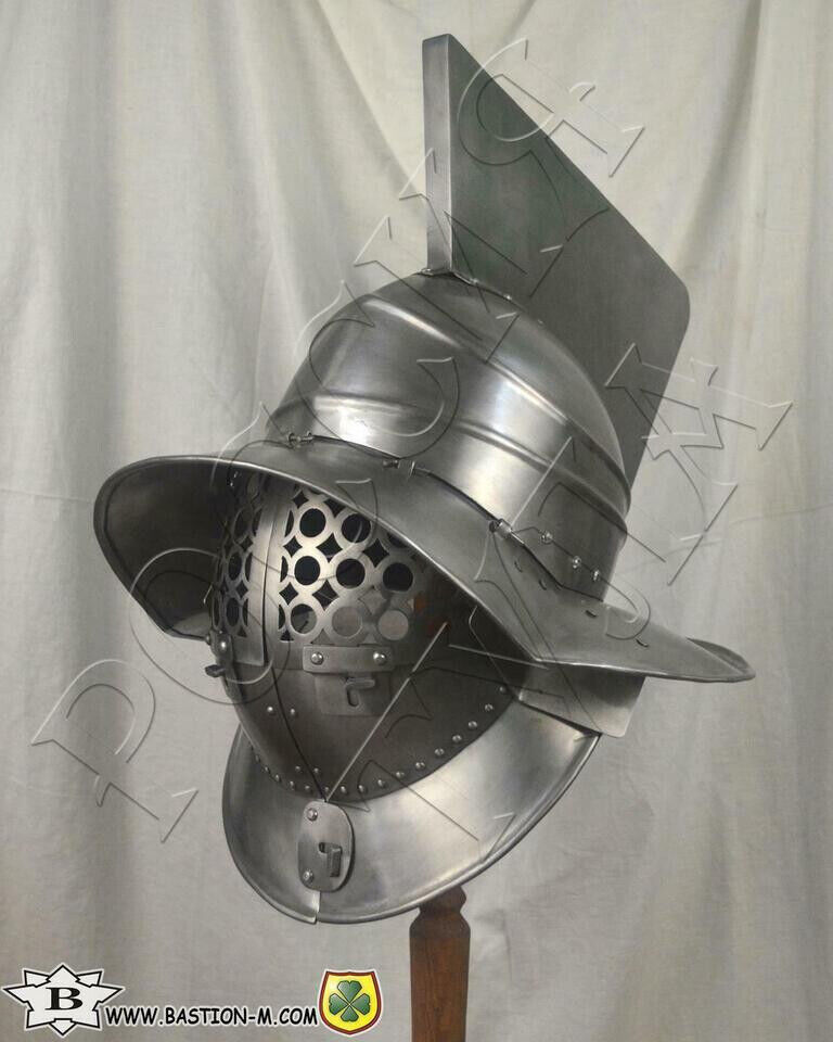 HMB 2.5mm Steel Medieval Murmillon Gladiator Helmet