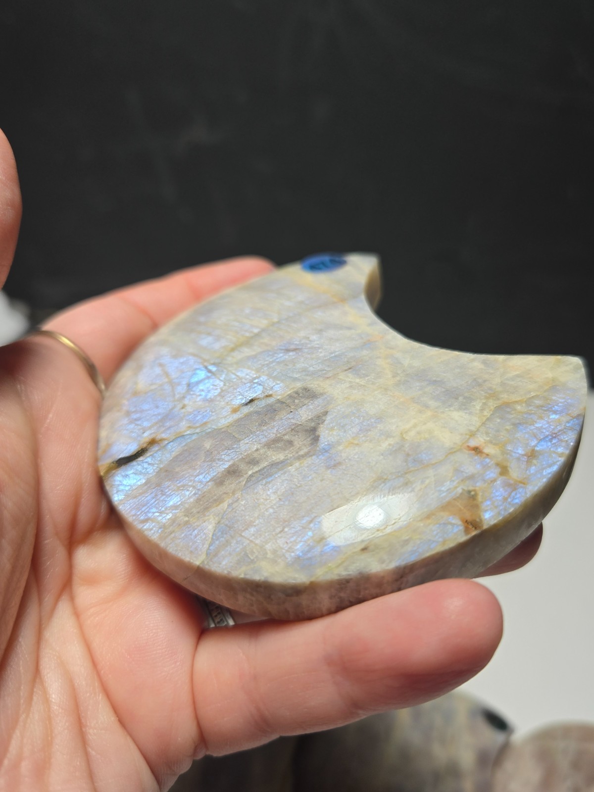 GORGEOUS MOONSTONE MOONS - 5 to choose from G91