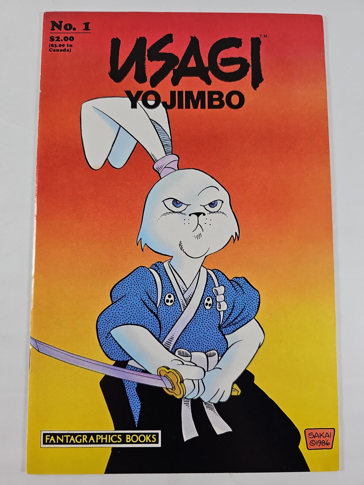 Usagi Yojimbo 1 Fantagraphics Books 1987 Stan Sakai First Issue Key Comic