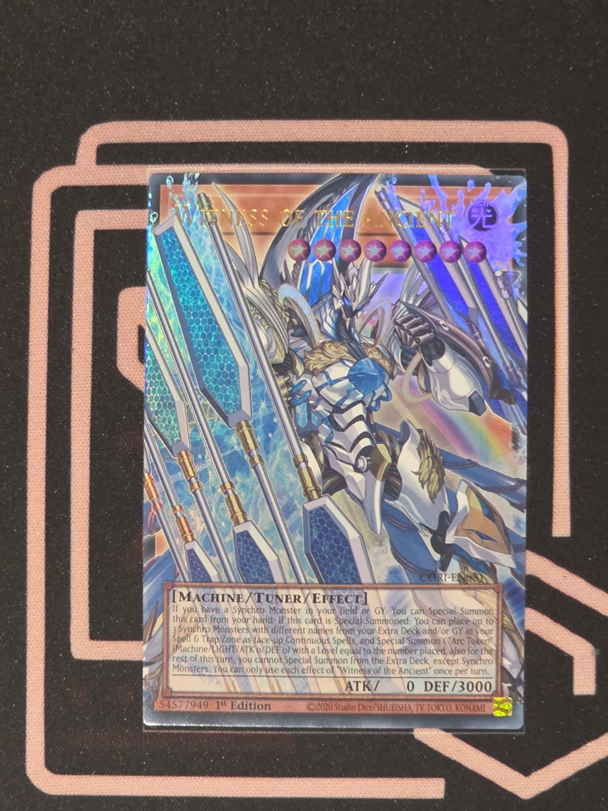CORI-EN081 Witness of the Ancient Ultra Rare 1st Edition Extended Art YuGiOh
