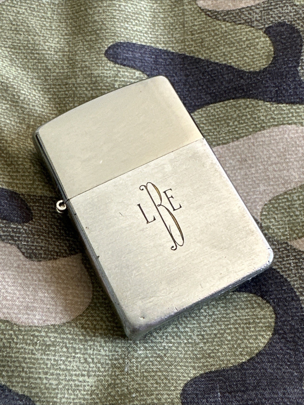1953 1954 Classic Vintage Zippo Lighter - Brushed Chrome Finish - FrankenZippo