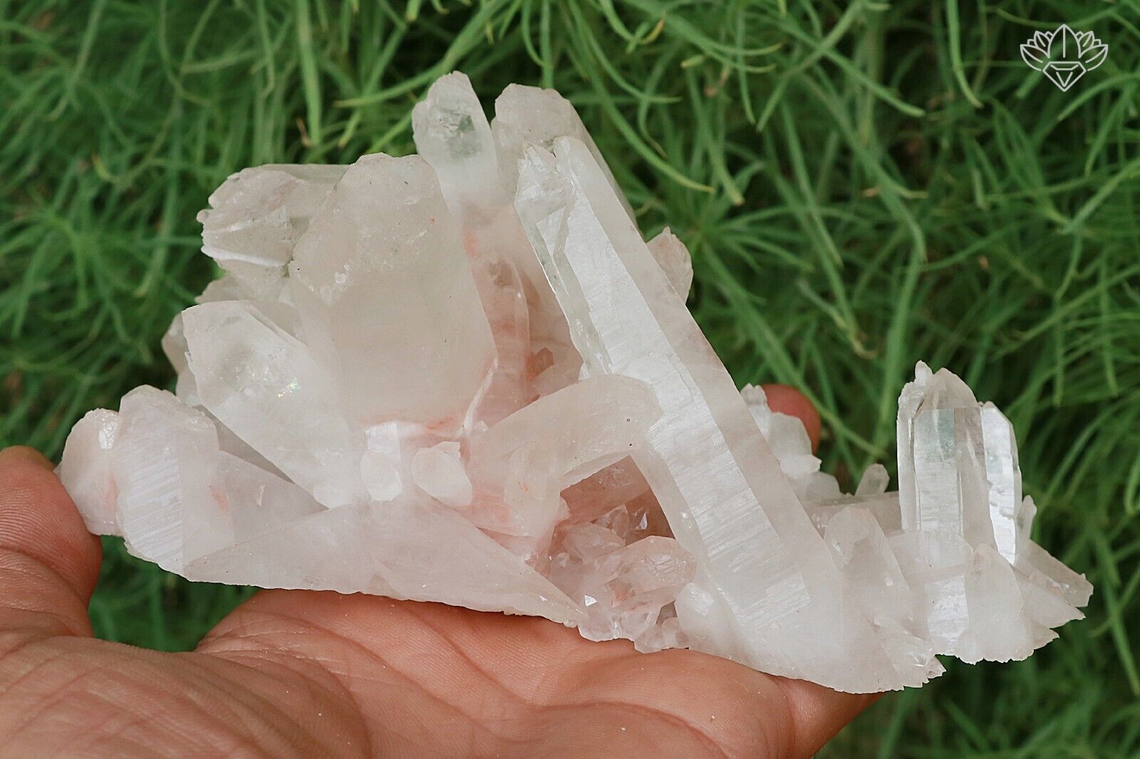 560 gm Pink Quartz Himalayan Crystal Natural Rough Healing Minerals Specimen