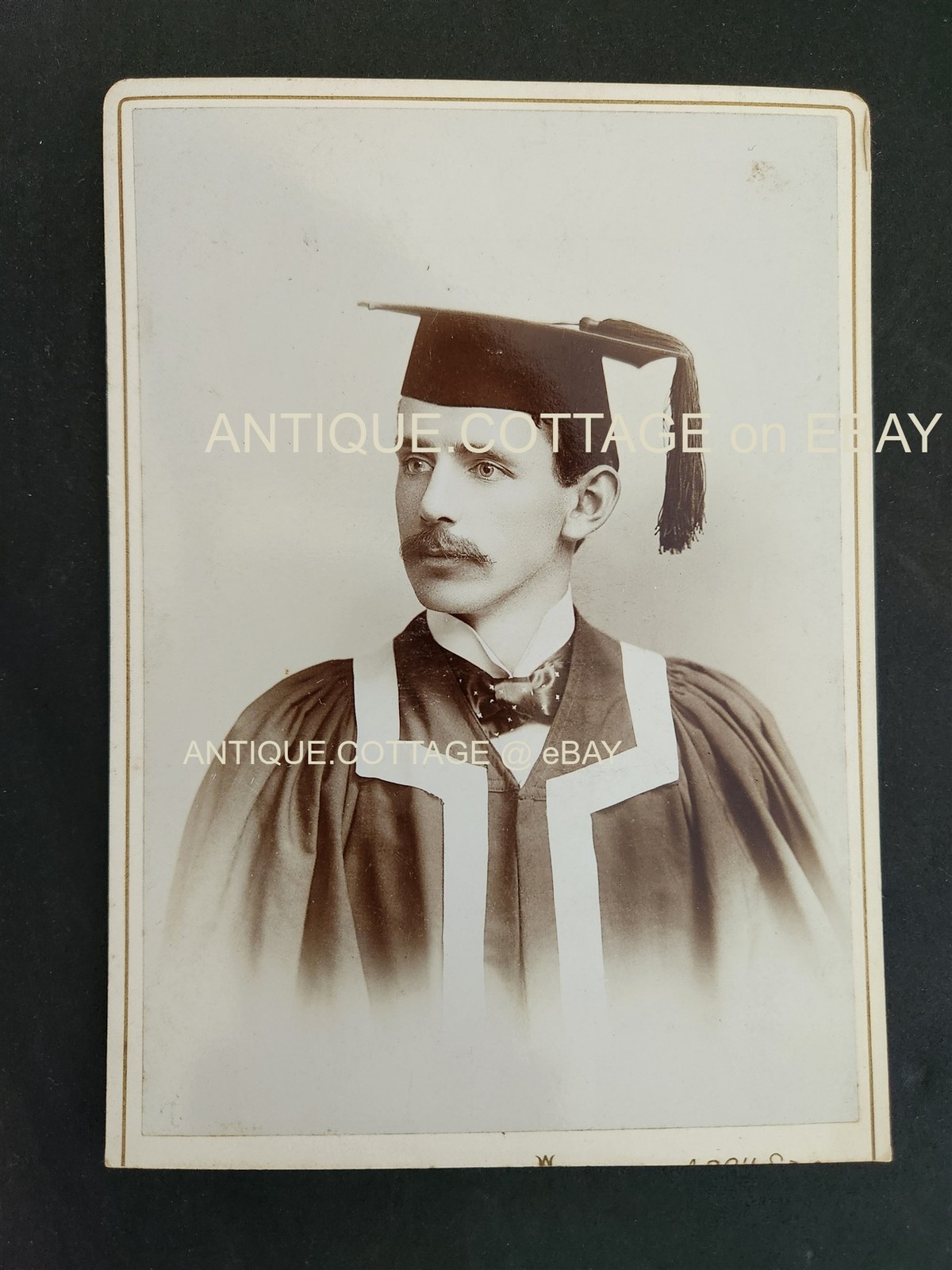1895 antique PHOTO philadelphia pa Wm B NOBLE university of pennsylvania DENTIST