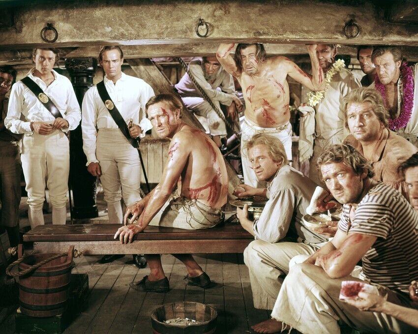Mutiny on the Bounty Marlon Brando Richard Harris crew below decks 24x36 Poster