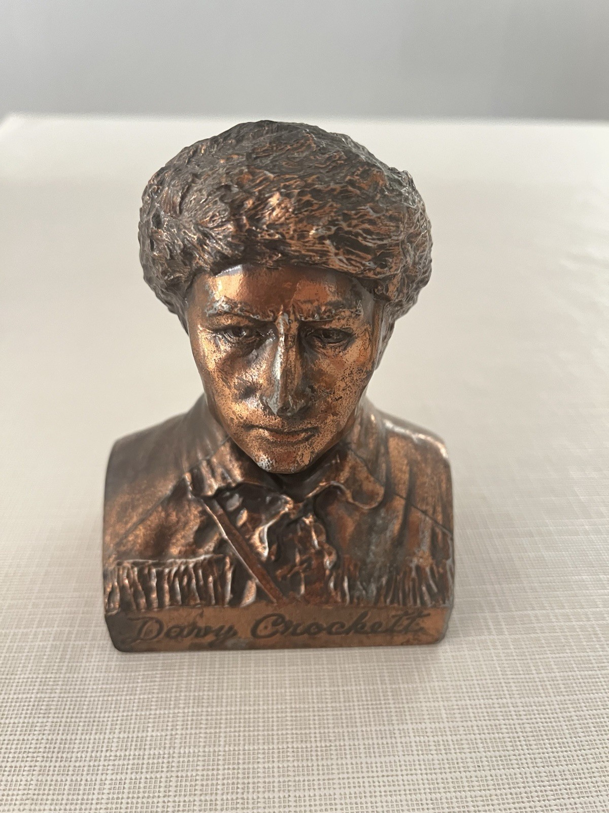 Vintage Rare Davey Crockett Head Coin Bank Ohio
