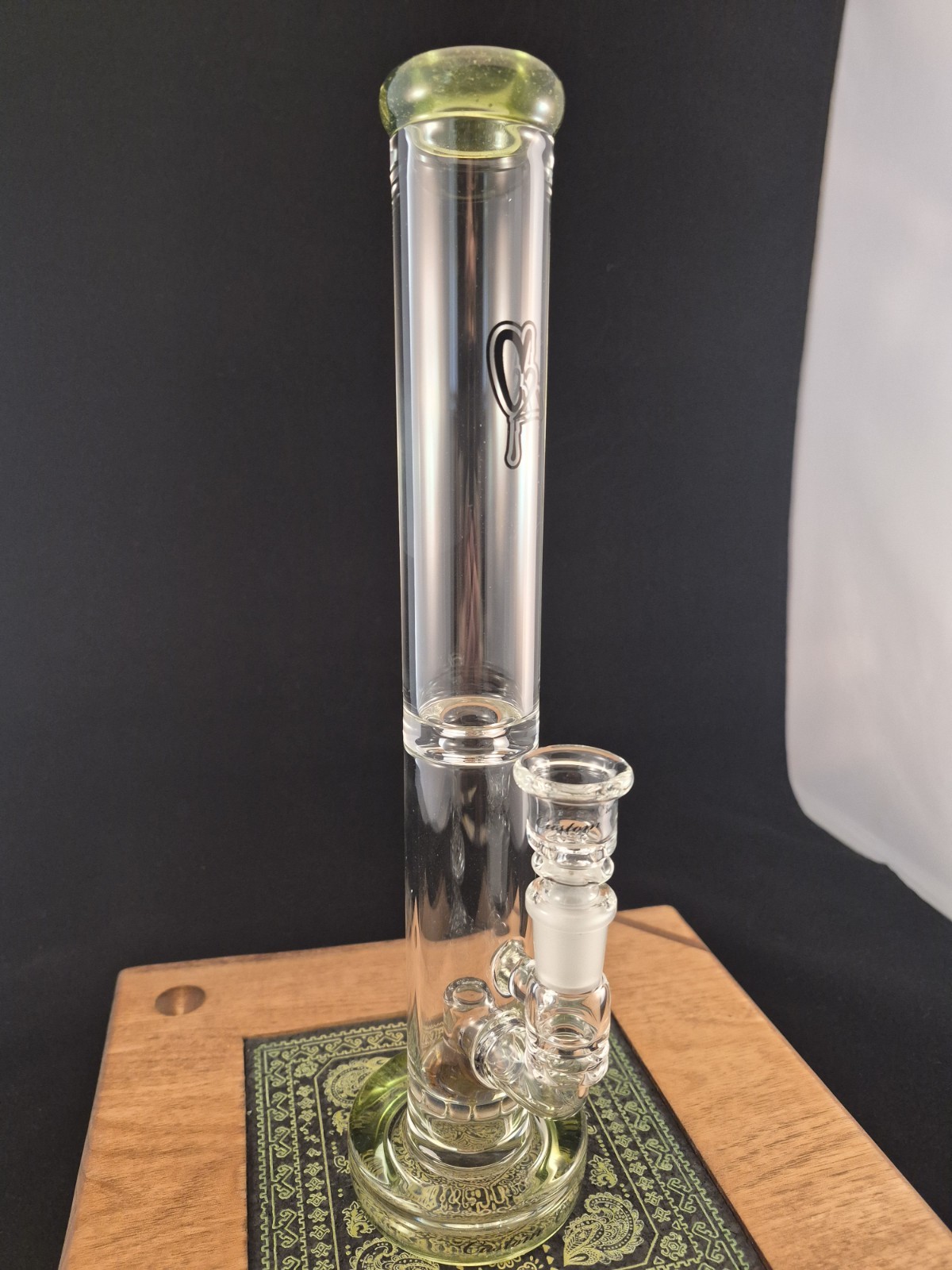 C2 Custom Creations Heady Glass Pipe, Bong 14mm Slide NEW